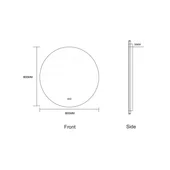 Огледало за баня с LED осветление 80 см Деа INTER CERAMIC - Thumbnail 4