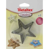 Режещи форми за сладки звезда Dolceforno METALTEX - Thumbnail 1