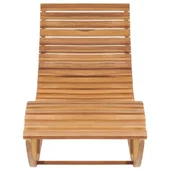 Шезлонг-люлка, тиково дърво масив - Thumbnail 3
