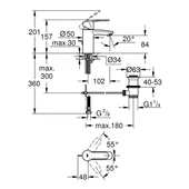 Смесител за умивалник Eurostyle Cosmopolitan GROHE - Thumbnail 2