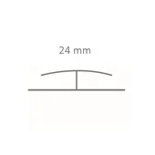 Бял свързващ профил за ламперия 3 м VILO - Thumbnail 2