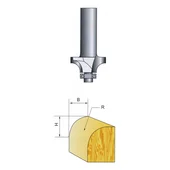 Фрезер за оберфреза R2,38 H6,5мм - Thumbnail 2
