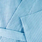 Халат Waffle за SPA размер XXL син BULGARIA TEX - Thumbnail 3