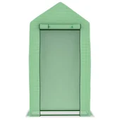 Мини оранжерия - стоманена рамка 0,5 м² 1x0,5x1,9 м - Thumbnail 3