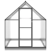 Оранжерия - поликарбонат - стоманена основа - 224x169x202 см - Thumbnail 2