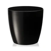 Саксия с дренаж 21.8x19.5x15 см 7.4 л черна SERINOVA - Thumbnail 1