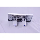 Структура за вграждане с бял стъклен пневматичен бутон INTER CERAMIC - Thumbnail 4