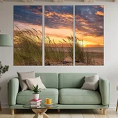 Тръстика на плажа - картина пано за стена - Thumbnail 2