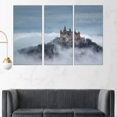 Замък на върха на хълма - картина пано за стена - Thumbnail 2