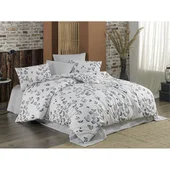 Двоен спален комплект 4 части 100% памук Пеперуди ZAMBAK - Thumbnail 2