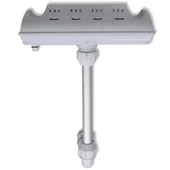 Фонтан каскада за басейни с LED светлини бял - Thumbnail 2