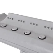 Фонтан каскада за басейни с LED светлини бял - Thumbnail 3