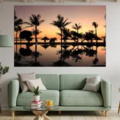 Залез над Бали - картина пано за стена - Thumbnail 1