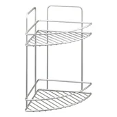 Ъглова етажерка за баня с 2 нива Reflex METALTEX - Thumbnail 1