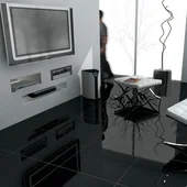 Гранитогрес 60.8x60.8 см Qalam Negro NAVARTI CERAMICA - Thumbnail 4