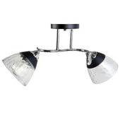 Полилей Telma 2xE27 черно+хром LIGHTEX - Thumbnail 2