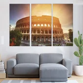 Колизеума привечер в древен Рим - картина пано за стена - Thumbnail 2