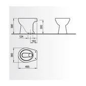 Тоалетна чиния тип "БДЖ" - Thumbnail 2