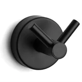 Двойна закачалка за баня черна Uno KAPITAN - Thumbnail 1