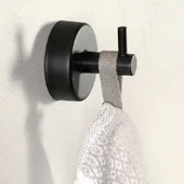 Закачалка за баня Moderno Черен мат KAPITAN - Thumbnail 2