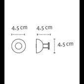 Кръгла закачалка за баня Classico KAPITAN - Thumbnail 2