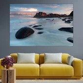 Залез над норвежко море - картина пано за стена - Thumbnail 1
