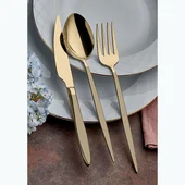Комплект прибори 18 части Злато мат Istanbul HIRA - Thumbnail 1