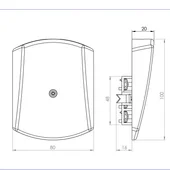Контакт твърда връзка 25А - АТРА - Thumbnail 3
