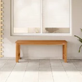 Градинска пейка, 114 см, тик масив - VL316626 - Thumbnail 3