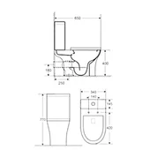 Моноблок със задно оттичане M-132 FORMA VITA - Thumbnail 2