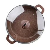 Плитка тенджера 32x7.5 см 4.3 л шоколад Mia MUHLER - Thumbnail 8