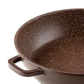 Плитка тенджера 32x7.5 см 4.3 л шоколад Mia MUHLER - Thumbnail 6