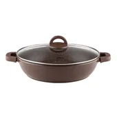 Плитка тенджера 32x7.5 см 4.3 л шоколад Mia MUHLER - Thumbnail 1