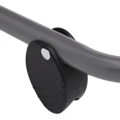 Бебешки шезлонг, червено/бяло, стомана - Thumbnail 7