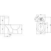 Моноблок с долно оттичане Момо ICC 6236 S НОВ INTER CERAMIC - Thumbnail 3