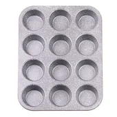 Форма за мъфини и кексчета 12 броя Red Passion ZEPHYR - Thumbnail 2