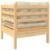 Градински комплект,бор 3 части с възглавници - Thumbnail 4