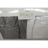 Комплект халати за баня с кърпи 6 части Feti IPEKCE - Thumbnail 6