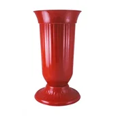 Оребрена ваза с ръбове Ø16x29 см - Thumbnail 3