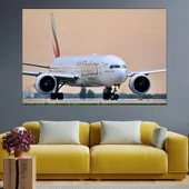 Пътнически самолет Боинг - картина пано за стена - Thumbnail 1