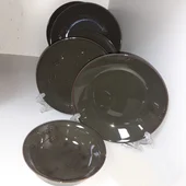 Порцеланов сервиз за хранене 24 части тъмнозелен Antik Микс - Thumbnail 1