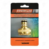 Адаптер за маркуч SILVER 1/2"М-3/4"Ж месинг - Thumbnail 1