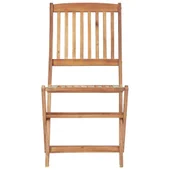 Бистро комплект, 4 части, акациево дърво масив - Thumbnail 13