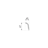 Декоративен перваз 67x45 мм 2 м E-35 Lux MARBET DESIGN - Thumbnail 2
