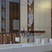 Фаянс 20х50 см Eнигма moka 3160 KAI - Thumbnail 2