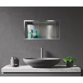Рафт за вграждане 60x30x10 см инокс Wall-Box One BALNEO - Thumbnail 2