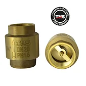 Възвратен вентил пружинен с месингов диск 1/2" - Thumbnail 1