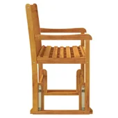 Градинска люлееща се пейка, 110 cм, акациево дърво масив - VL316608 - Thumbnail 4