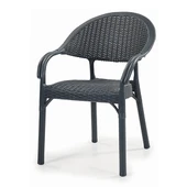 Градински стол Bamboo Rattan сив MEVSIM - Thumbnail 5