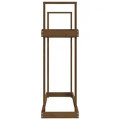 Поставка дърва за огрев меденокафява 110x35x108,5 см бор масив - Thumbnail 6